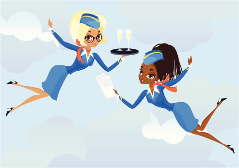 Cabin crew.